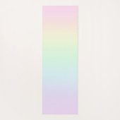 Pastel regenbooggradiënt Yoga Mat (Achterkant)