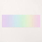 Pastel regenbooggradiënt Yoga Mat (Voorkant (horizontaal))