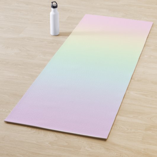 Pastel regenbooggradiënt Yoga Mat (In situ)
