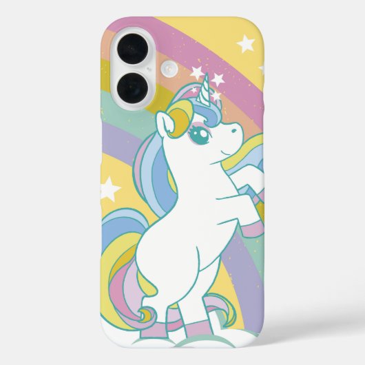 Pastel Regenbooghoorn Case-Mate iPhone Case (Achterkant)