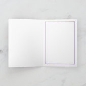 Pastel Regenbooghoorn | Dank u wel Kaart (Binnen)