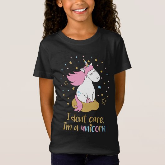 Pastel Regenbooghoorn T-shirt (Voorkant)