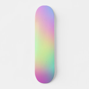 Pastel regenboogkleuren Abstract vervagen gradiën Persoonlijk Skateboard