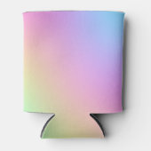 Pastel regenboogkleuren Abstract vervagen gradiënt Blikjeskoeler (Voorkant)