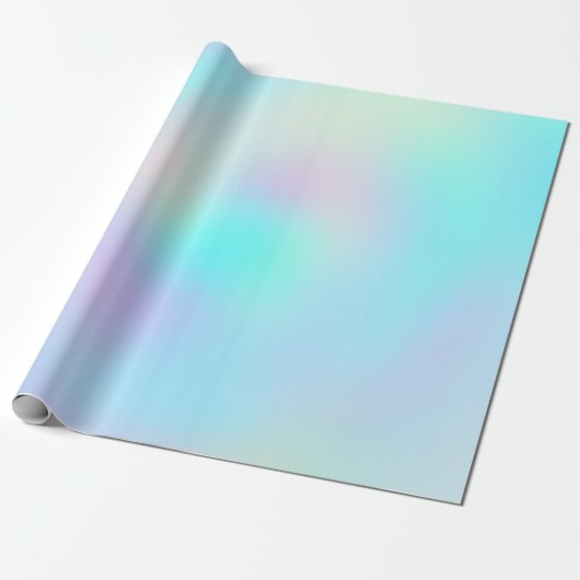 Pastel regenboogkleuren Abstract vervagen gradiënt Cadeaupapier (Uitgerold)