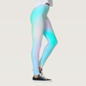 Pastel regenboogkleuren Abstract vervagen gradiënt Leggings (Rechts)