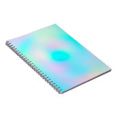 Pastel regenboogkleuren Abstract vervagen gradiënt Notitieboek (Rechterzijde)