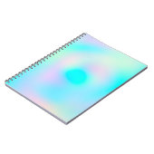 Pastel regenboogkleuren Abstract vervagen gradiënt Notitieboek (Linkerzijde)