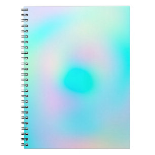 Pastel regenboogkleuren Abstract vervagen gradiënt Notitieboek