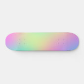 Pastel regenboogkleuren Abstract vervagen gradiënt Persoonlijk Skateboard (Horizontaal)