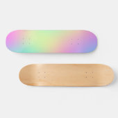 Pastel regenboogkleuren Abstract vervagen gradiënt Persoonlijk Skateboard (Horizontaal)
