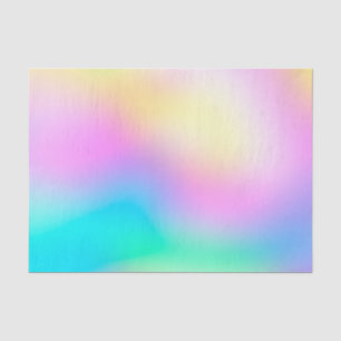 Pastel regenboogkleuren Abstract vervagen gradiënt Tissuepapier