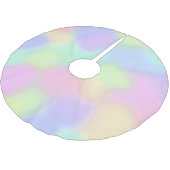 Pastel regenboogkleuren kerstboomrokken kerstboom rok (Gekanteld)