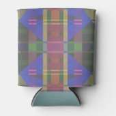 Pastel regenboogkleurig geometrisch blikjeskoeler (Voorkant)