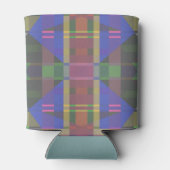 Pastel regenboogkleurig geometrisch blikjeskoeler (Achterkant)