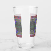 Pastel regenboogkleurig geometrisch glas (Links)