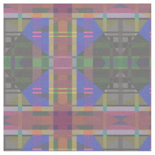 Pastel regenboogkleurig geometrisch stof