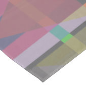 Pastel regenboogkleurig geometrisch tafelkleed (Gekanteld)