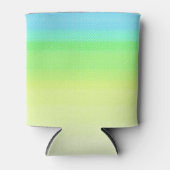 Pastel regenboogkleurige Abstracte gradiënt ombre Blikjeskoeler (Voorkant)