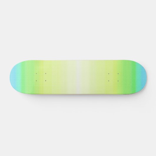 Pastel regenboogkleurige Abstracte gradiënt ombre Persoonlijk Skateboard (Horizontaal)