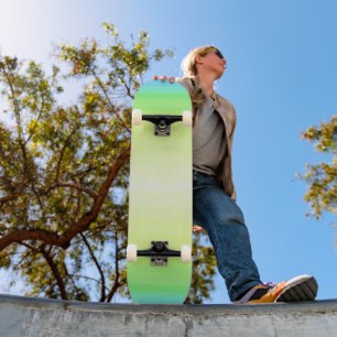 Pastel regenboogkleurige Abstracte gradiënt ombre Persoonlijk Skateboard