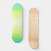 Pastel regenboogkleurige Abstracte gradiënt ombre Persoonlijk Skateboard (Voorkant)