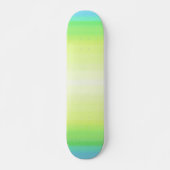 Pastel regenboogkleurige Abstracte gradiënt ombre Persoonlijk Skateboard (Voorkant)