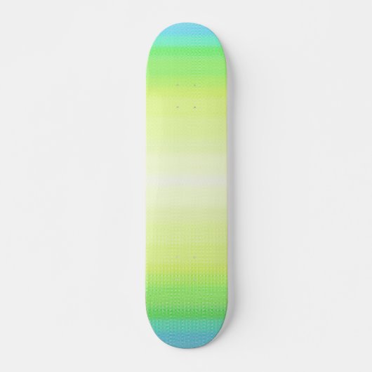 Pastel regenboogkleurige Abstracte gradiënt ombre Persoonlijk Skateboard (Voorkant)