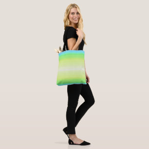 Pastel regenboogkleurige Abstracte gradiënt ombre Tote Bag