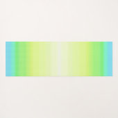 Pastel regenboogkleurige Abstracte gradiënt ombre Yogamat (Achterkant (horizontaal))