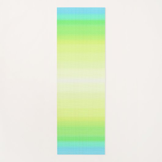 Pastel regenboogkleurige Abstracte gradiënt ombre Yogamat (Voorkant)