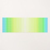 Pastel regenboogkleurige Abstracte gradiënt ombre Yogamat (Voorkant (horizontaal))