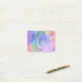 Pastel regenboogkleurige Post-it notities Post-it® Notes (Op bureau)