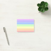 Pastel regenboogkleurige strepen post-it® notes (Kantoor)