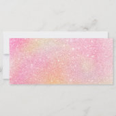 Pastel regenbooglitter roze cadeaubon logo (Achterkant)