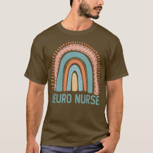 Pastel Regenboogneurologie Neuro Zenuwstelselaando T-shirt