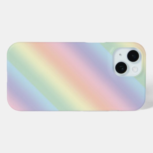 Pastel Regenboogontwerp Case-Mate iPhone Case (Achterkant (horizontaal))