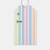 Pastel Regenboogooster Mubarak Eid Gift Labels Cadeaulabel (Achterkant)