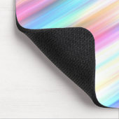 Pastel regenboogpenseelstreken muismat (Hoek)