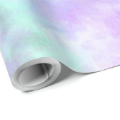 Pastel regenboogscheurtje-Stropdas-verf Waterverf Cadeaupapier (Rol Hoek)