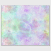 Pastel regenboogscheurtje-Stropdas-verf Waterverf Cadeaupapier (Vlak)