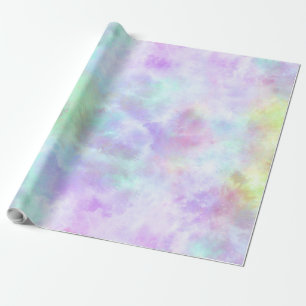 Pastel regenboogscheurtje-Stropdas-verf Waterverf Cadeaupapier