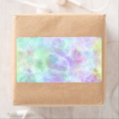 Pastel regenboogscheurtje-Stropdas-verf Waterverf Etiket (Insitu)