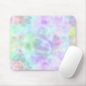 Pastel regenboogscheurtje-Stropdas-verf Waterverf Muismat (Met muis)