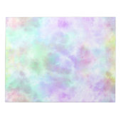 Pastel regenboogscheurtje-Stropdas-verf Waterverf Notitieblok (Voorkant)