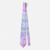 Pastel regenboogscheurtje-Stropdas-verf Waterverf Stropdas (Voorkant)