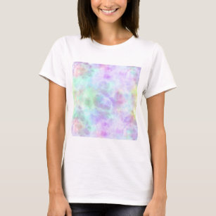 Pastel regenboogscheurtje-Stropdas-verf Waterverf T-shirt