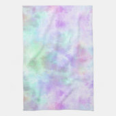 Pastel regenboogscheurtje-Stropdas-verf Waterverf Theedoek (Verticaal)