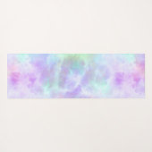 Pastel regenboogscheurtje-Stropdas-verf Waterverf Yogamat (Achterkant (horizontaal))