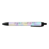 Pastel Regenboogscript Calligrafische Zwarte Inktp Inkt Pen (Bodem)